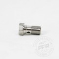 Proti M10 Universal Single Banjo Bolt M10L19-OT02- Dual Drive - 19mm long, 1.0 Pitch Proti M10 Universal Single Banjo Bolt M10L19-OT02- Dual Drive - 19mm long, 1.0 Pitch